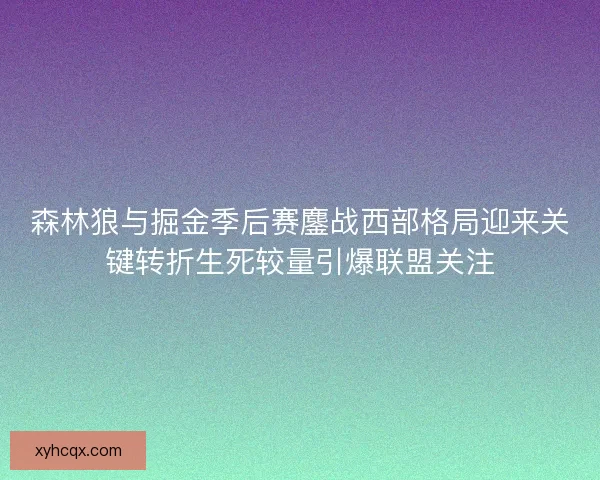 森林狼与掘金季后赛鏖战西部格局迎来关键转折生死较量引爆联盟关注